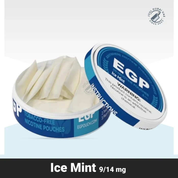 EGP Nicotine Pouches Ice Mint 9/14MG in Dubai UAE