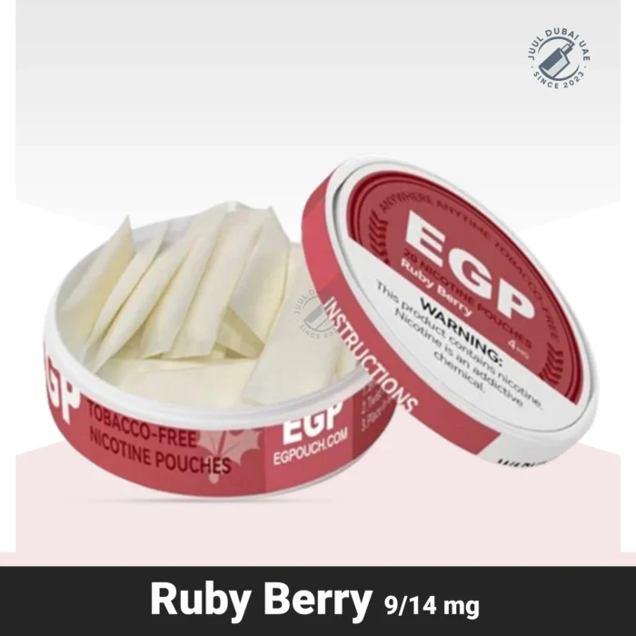 EGP Nicotine Pouches Ruby Berry in Dubai UAE