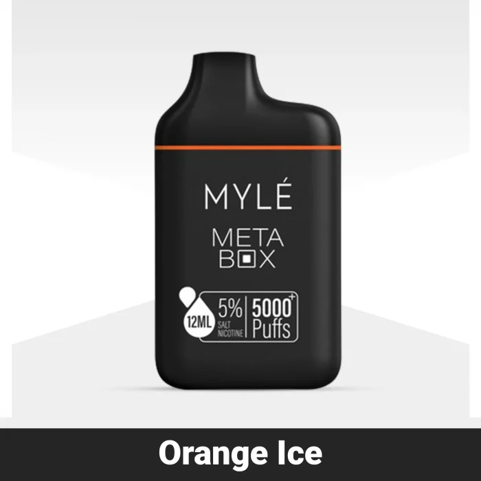 Myle Meta Box Orange Ice Disposable Device