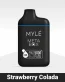 Myle Meta Box Strawberry Colada Disposable Device