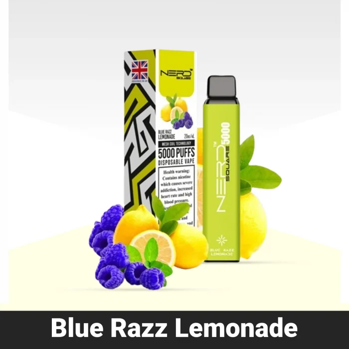 Nerd Square 5000 Blue Razz Lemonade Disposable Vape in Dubai