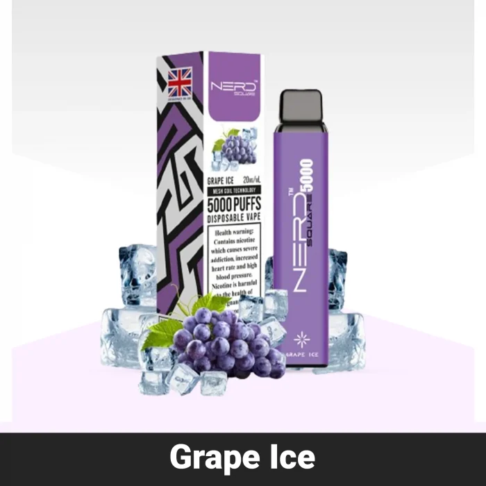 Nerd Square 5000 Grape Ice Disposable Vape